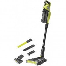 Пилосос вертикальний Ryobi RSV18X1-0, 18В ONE+, безщітковий, 90AW, 900л/хв, HEPA 12, пштвійна роликова щітка + дштаткові насадки (без АКБ та ЗП)