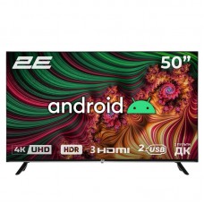 Телевізор 50" 2E LED 4K 60Hz Smart Google TV Black Телевізор 50" 2E LED 4K 60Hz Smart Google TV Black