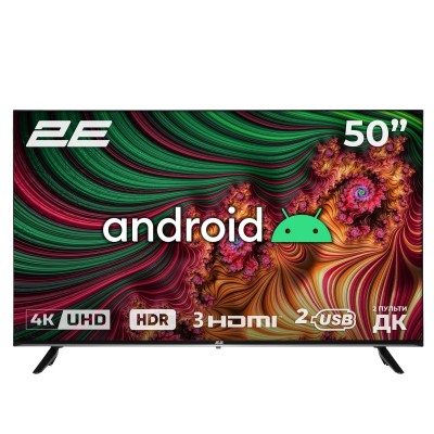 Телевізор 50&quot; 2E LED 4K 60Hz Smart Android Black