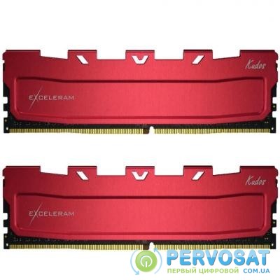 Модуль памяти для компьютера DDR4 16GB (2x8GB) 3466 MHz Kudos Red eXceleram (EKRED4163418AD)