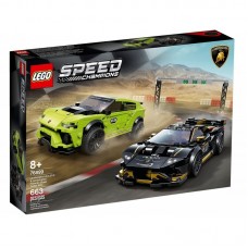 Конструктор LEGO Speed Champions Lamborghini Urus ST-X & Lamborghini Huracan Super Trofeo EVO Конструктор LEGO Speed Champions Lamborghini Urus ST-X & Lamborghini Huracan Super Trofeo EVO