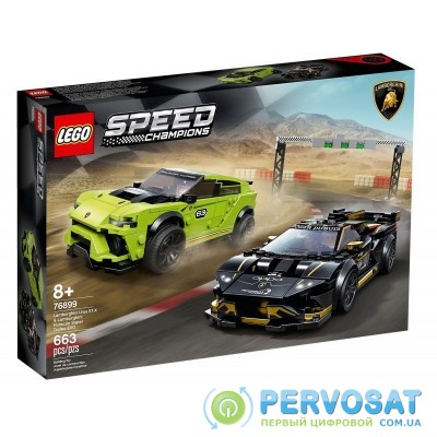 LEGO Конструктор Speed Champions Lamborghini Urus ST-X &amp; Lamborghini Huracan Super Trofeo EVO 76899