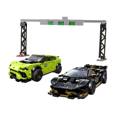 Конструктор LEGO Speed Champions Lamborghini Urus ST-X & Lamborghini Huracan Super Trofeo EVO