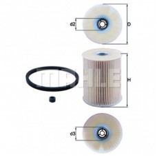 Фільтр паливний Mahle KX231DECO Фільтр паливний Mahle KX231DECO