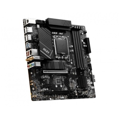 Материнcька плата MSI PRO B760M-A WIFI DDR4 s1700 B760 4xDDR4 M.2 HDMI DP WiFi BT mATX