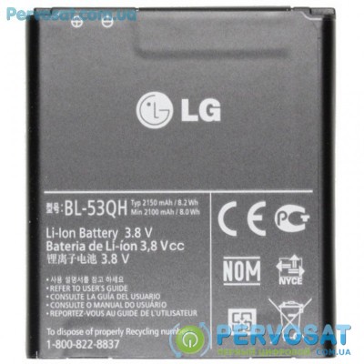 Аккумуляторная батарея для телефона LG for L9/P880/P760/P765/P768 (BL-53QH / 26550)