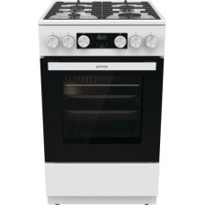 Плита Gorenje газова, 67л, 50x60см, дисплей, IconLed, чавун, білий Плита Gorenje газова, 67л, 50x60см, дисплей, IconLed, чавун, білий