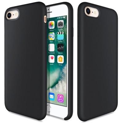 Чехол для моб. телефона Laudtec для iPhone 7/8 liquid case (black) (LT-I7I8LC)