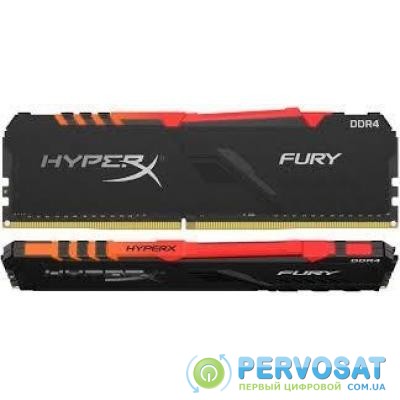 Модуль памяти для компьютера DDR4 32GB (2x16GB) 3200 MHz HyperX Fury Black Kingston (HX432C16FB3AK2/32)