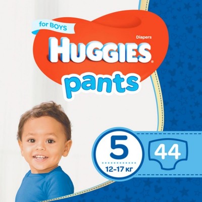 Подгузник Huggies Pants 5 для мальчиков (12-17 кг) 44 шт (5029053564043)