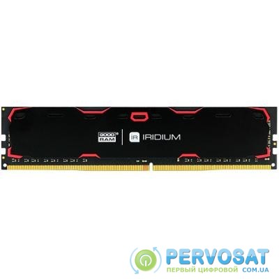 Модуль памяти для компьютера DDR4 4GB 2400 MHz Iridium Black GOODRAM (IR-2400D464L15S/4G)