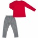Набір дитячого одягу Breeze "ALWAYS KEEP POSITIVE ATTITUDE" (13591-128G-red)