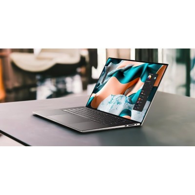Ноутбук Dell XPS 15 (9510) 15.6UHD+ Touch/Intel i9-11900H/32/2048F/NVD3050Ti-4/W10P/Silver