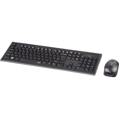 Комплект клавіатура та миша Hama Cortino WL, EN/UKR, чорний