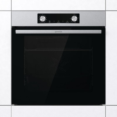 Комплект Gorenje (духовка + поверхня склокераміка BO6737E02X -нерж + ECT41SC- чорна), 738881