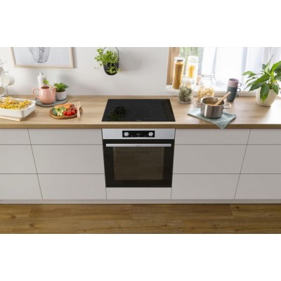 Комплект Gorenje (духовка + поверхня склокераміка BO6737E02X -нерж + ECT41SC- чорна), 738881