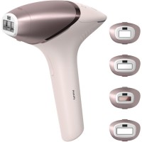 Фотоепілятор Philips Lumea IPL 9900 Series, акумуляторний , кіл-ть спалах.-450000, 2- 4 см2, насадок-4, футляр, рожевий
