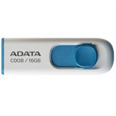 USB флеш накопичувач ADATA 16GB C008 White USB 2.0 (AC008-16G-RWE) USB флеш накопичувач ADATA 16GB C008 White USB 2.0 (AC008-16G-RWE)