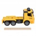 Машинка енерційна Same Toy Truck Тягач жовтий з трактором зі світлом і звуком 98-613AUt-1