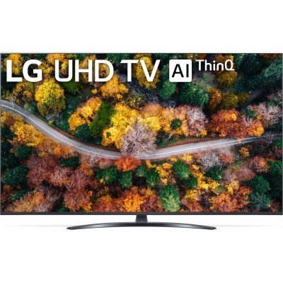 Телевiзор 55" LED 4K LG 55UP78006LB Smart, WebOS, Сiрий