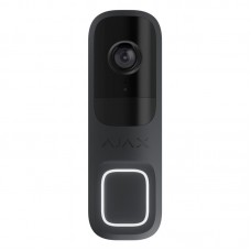 Відеодзвінок Ajax Doorbell, універсальне встановлення, 4 мп, 155° вертикальний 90° горизонтальний, іч 6м, дальнісь виявлення руху 4м, штучний інтелект, wi-fi, graphite Відеодзвінок Ajax Doorbell, універсальне встановлення, 4 мп, 155° вертикальний 90° горизонтальний, іч 6м, дальнісь виявлення руху 4м, штучний інтелект, wi-fi, graphite