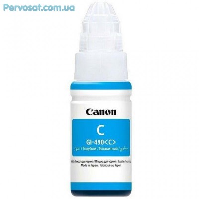Контейнер з чорнилом Canon GI-490 Cyan 70ml (0664C001)