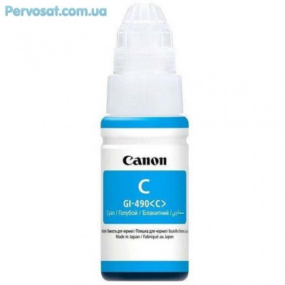 Контейнер с чернилами Canon GI-490 Cyan 70ml (0664C001)