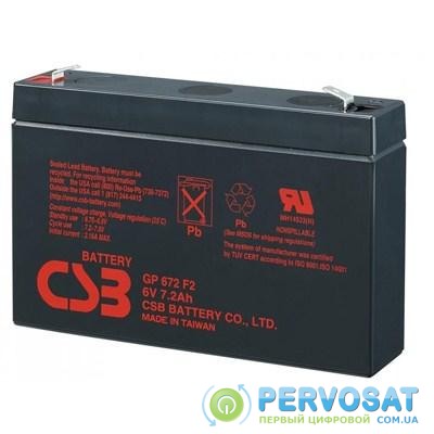 Батарея к ИБП CSB 6В 7.2 Ач (GP672 F2)