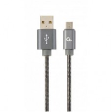 Дата кабель USB 2.0 AM to Micro 5P 2.0m Cablexpert (CC-USB2S-AMmBM-2M-BG) Дата кабель USB 2.0 AM to Micro 5P 2.0m Cablexpert (CC-USB2S-AMmBM-2M-BG)