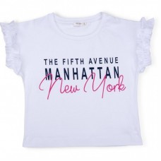Футболка дитяча Breeze "MANHATTAN" (11030-146G-white) Футболка дитяча Breeze "MANHATTAN" (11030-146G-white)