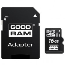 Карта пам'яті GOODRAM 16GB microSDHC Class 10 (M1AA-0160R12) Карта пам'яті GOODRAM 16GB microSDHC Class 10 (M1AA-0160R12)