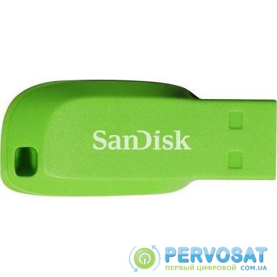 USB флеш накопитель SANDISK 16GB Cruzer Blade Green USB 2.0 (SDCZ50C-016G-B35GE)