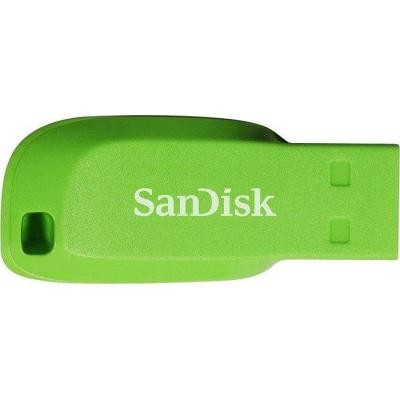 USB флеш накопичувач SANDISK 16GB Cruzer Blade Green USB 2.0 (SDCZ50C-016G-B35GE)