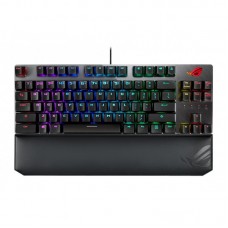 Клавіатура ігрова ASUS ROG Strix Scope TKL Deluxe USB Cherry MX Silent Red USB RU RGB, Black/Grey Клавіатура ігрова ASUS ROG Strix Scope TKL Deluxe USB Cherry MX Silent Red USB RU RGB, Black/Grey