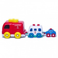 Розвиваюча іграшка BeBeLino Музична пірамідка Машинки (58020-1)