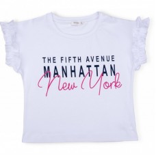 Футболка дитяча Breeze "MANHATTAN" (11030-152G-white) Футболка дитяча Breeze "MANHATTAN" (11030-152G-white)