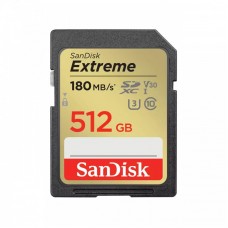 Карта пам'яті SanDisk SD  512GB C10 UHS-I U3 R180/W130MB/s Extreme V30 Карта пам'яті SanDisk SD  512GB C10 UHS-I U3 R180/W130MB/s Extreme V30