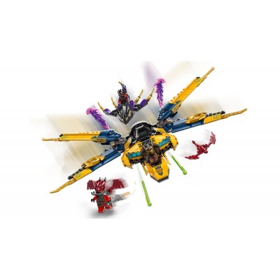 Конструктор LEGO Ninjago Суперштормовий реактивний літак Рас та Арін