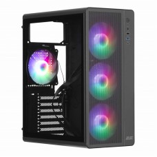 Корпус 2E GAMING Credo Plus V510B без БЖ, 1xUSB3.0, 1х USB 2.0, 1xUSB Type-C, 4x120мм RGB Rainbow, VGA 310мм, TG Side Panel, ATX, чорний Корпус 2E GAMING Credo Plus V510B без БЖ, 1xUSB3.0, 1х USB 2.0, 1xUSB Type-C, 4x120мм RGB Rainbow, VGA 310мм, TG Side Panel, ATX, чорний