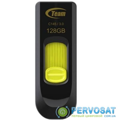 USB флеш накопитель Team 128GB C145 Yellow USB 3.0 (TC1453128GY01)