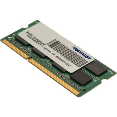 Модуль памяти для ноутбука SoDIMM DDR3 4GB 1600 MHz Patriot (PSD34G16002S)