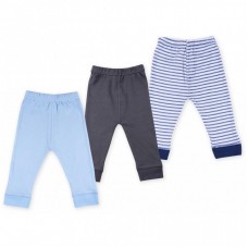 Штани дитячі Luvable Friends 3 шт блакитні для хлопчиків (32132.6-9) Штани дитячі Luvable Friends 3 шт блакитні для хлопчиків (32132.6-9)