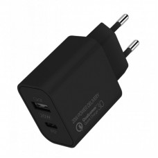 Зарядний пристрій Colorway Type-C PD + USB QC3.0 (20W) V2 black (CW-CHS025QPD-BK) Зарядний пристрій Colorway Type-C PD + USB QC3.0 (20W) V2 black (CW-CHS025QPD-BK)