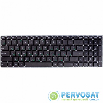 Клавиатура ноутбука ASUS X556, X556U черн (KB310771)