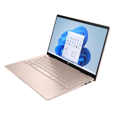 Ноутбук HP Pavilion x360 14-ek2003ua 14&quot; FHD IPS Touch, Intel 5-120U, 16GB, F512GB, UMA, DOS, рожеве золото