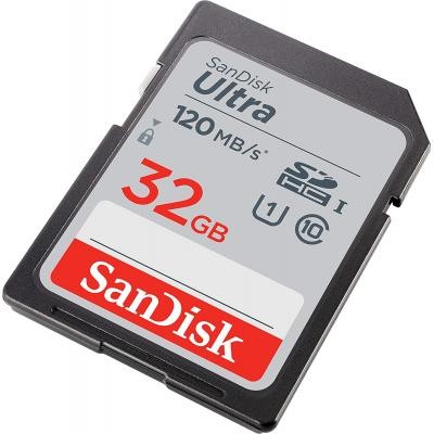 Карта памяти SANDISK 32GB SDHC class 10 Ultra (SDSDUN4-032G-GN6IN)