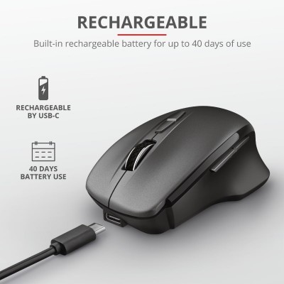 Trust Themo Rechargeable WL BLACK