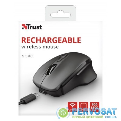 Trust Themo Rechargeable WL BLACK