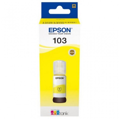 Контейнер с чернилами EPSON 103 yellow (C13T00S44A)