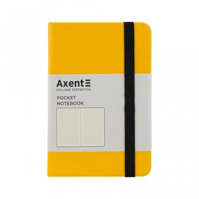 Книга записная Axent Partner 95х140 мм в точку 96 листов Желтая (8309-08-A)